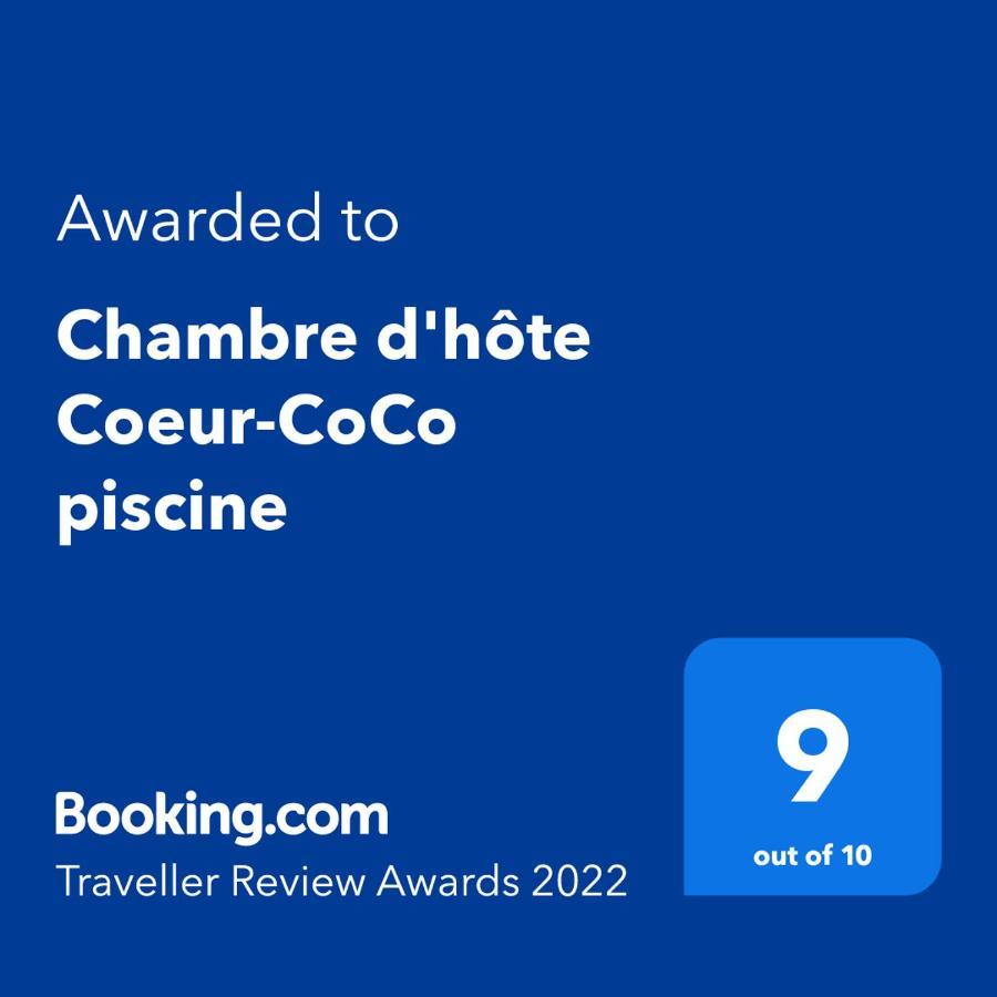 Chambre d'hôte Coeur-CoCo piscine Saint-Francois  Extérieur photo