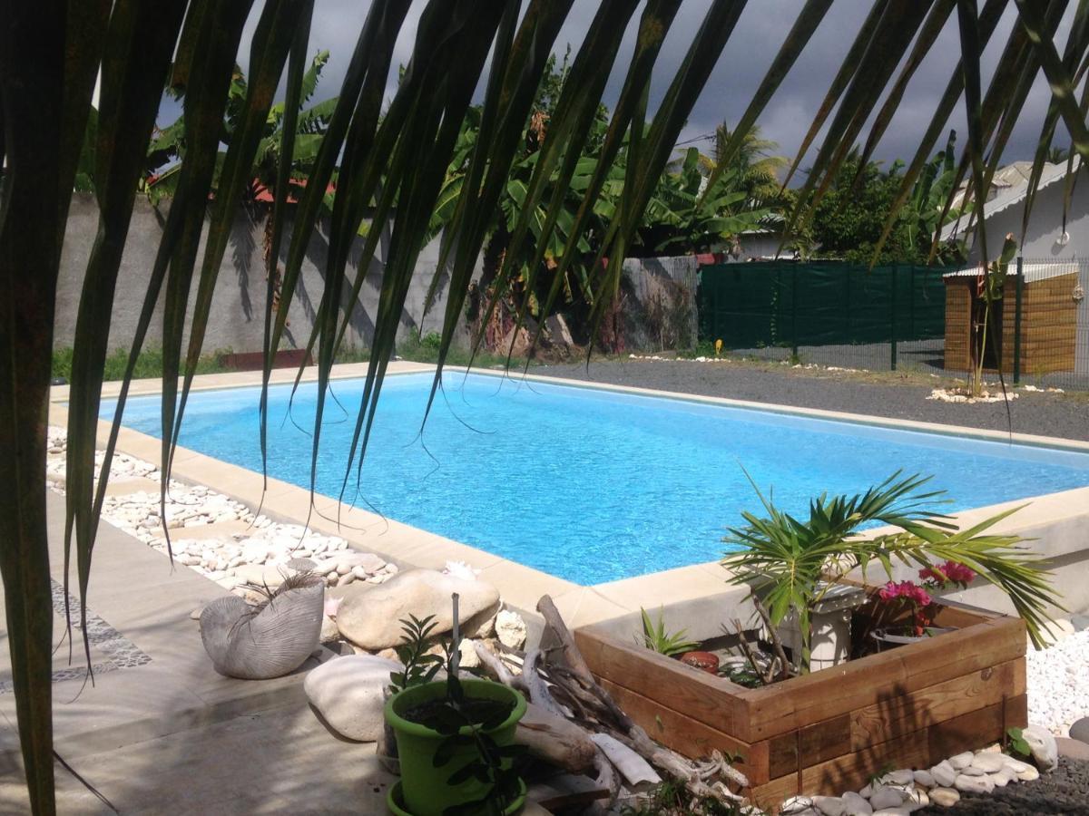 Chambre d'hôte Coeur-CoCo piscine Saint-Francois  Extérieur photo
