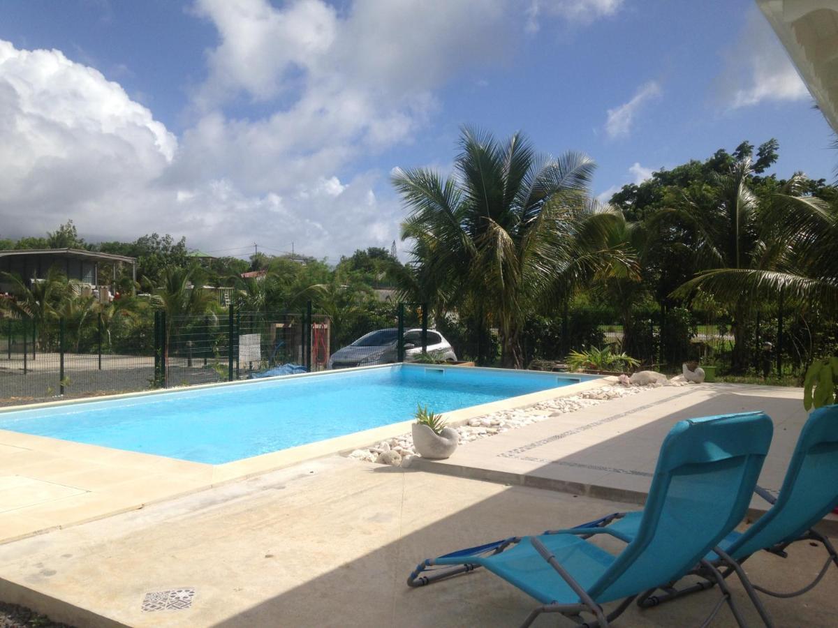 Chambre d'hôte Coeur-CoCo piscine Saint-Francois  Extérieur photo